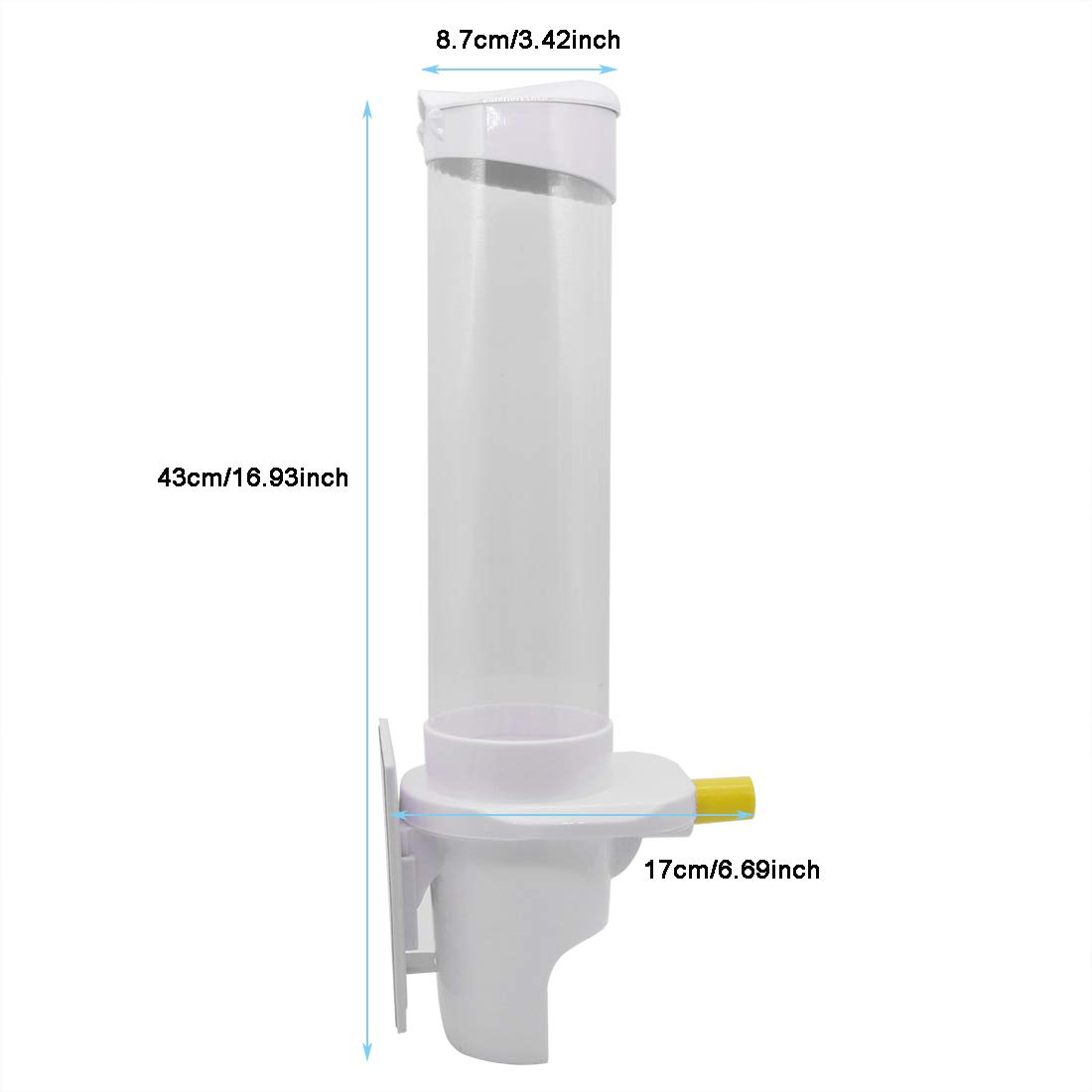 Cup Dispenser Pull Type Paper Water Disposable Button Press Cup Remover Holder For Home Offices Shops And Hospital