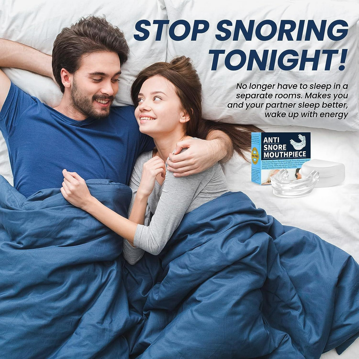 Anti-Snoring Mouth Guard – Comfortable Mouthpiece for Men & Women