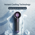 Portable Handheld Fan, Turbo Mini Fan with LED Display