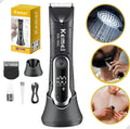 Waterproof Body Groomer With Skin Friendly Blades Kemei Hair Trimmer KM-1840
