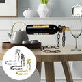 Wine Holder White Rope Or Metail Chain