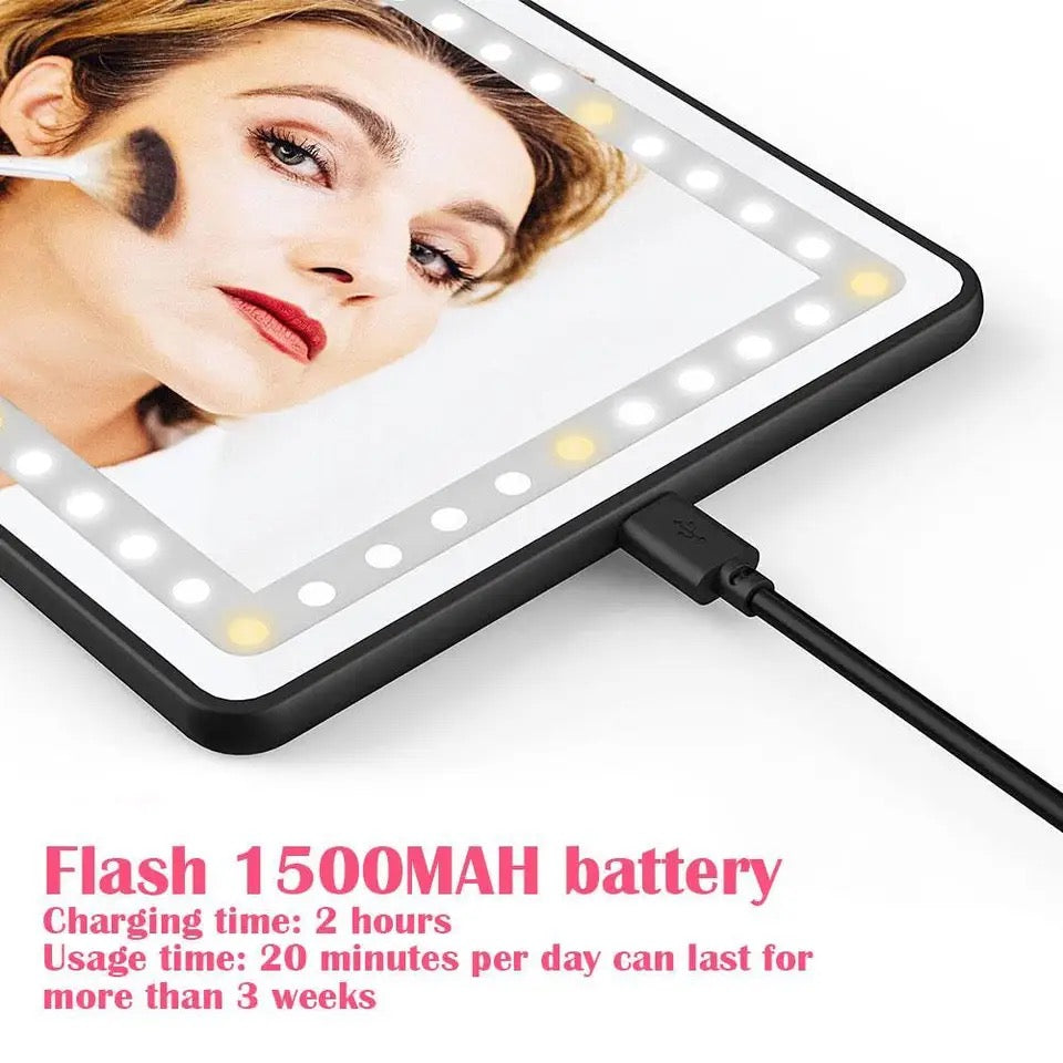 Car Mirror Vanity Led
Rechargeable 3 Color