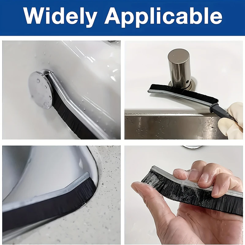 Long-Handle Gap Cleaning Brush – Durable Hard-Bristle Brush