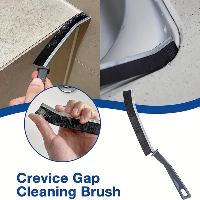 Long-Handle Gap Cleaning Brush – Durable Hard-Bristle Brush