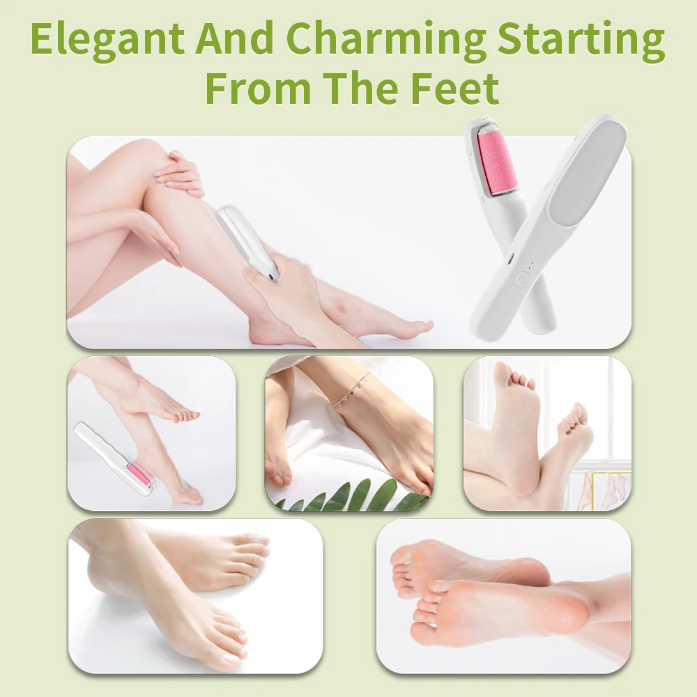 Electric Callus Remover & Pedicure Kit – Foot Grinder, File & DeadSkin & Hair Removal Tool