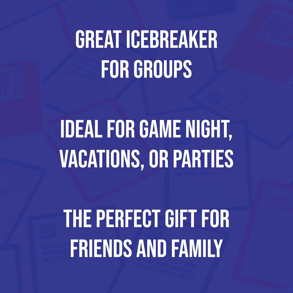 Never Have I Ever | Hilarious Family Card Game with Fun Questions & Crazy Stories Great for Game Nights & Parties