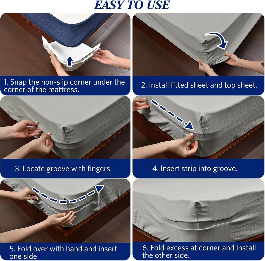 Bed sheet holders - Pack of 4