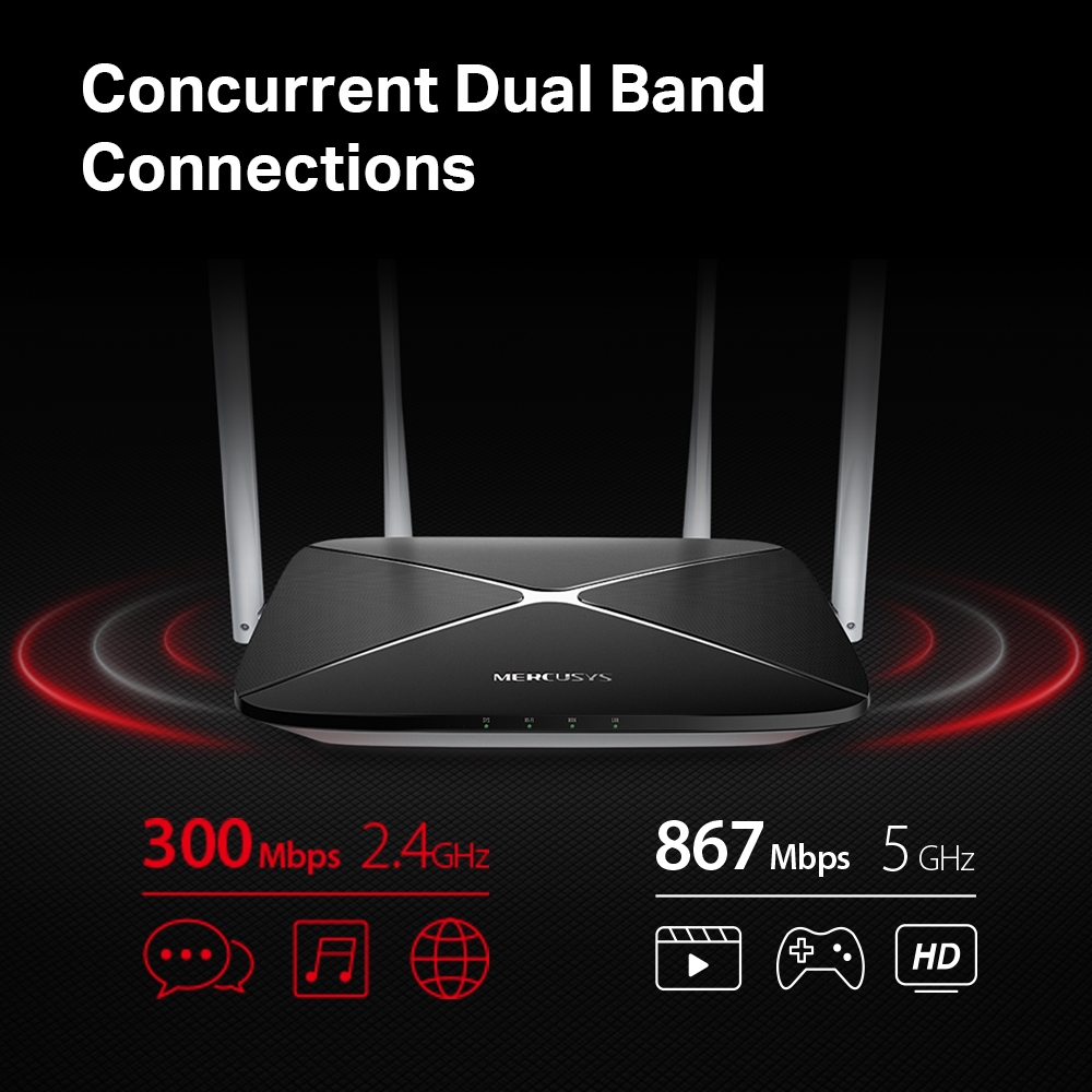Mercusys AC12 Wireless Dual Band Router | AC120